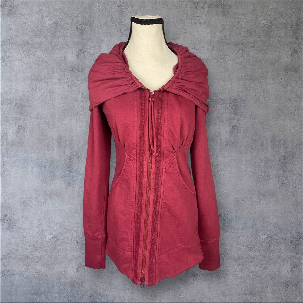 Prairie Underground Long Cloak Hoodie Coat Womens S Victorian Dark Academia Boho - Picture 3 of 8